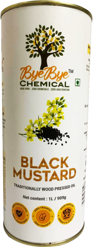 Wood Pressed Black Mustard Oil (1L)