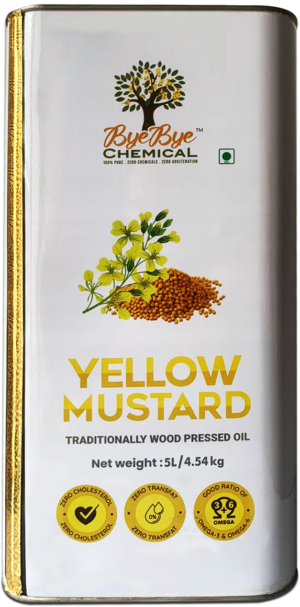 Wood Pressed Yellow Mustard Oil (5L)