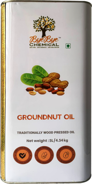 Wood Pressed Groundnut Oil (5L)