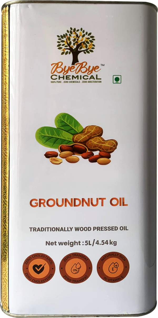 Wood Pressed Groundnut Oil (5L)
