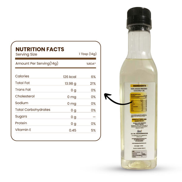 Wood Pressed Coconut Oil (500ML) - Image 2