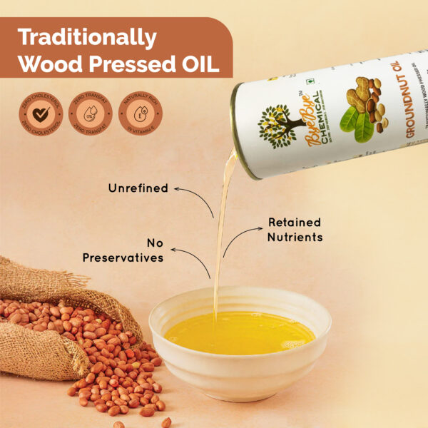 Wood Pressed Groundnut Oil (1L) - Image 4