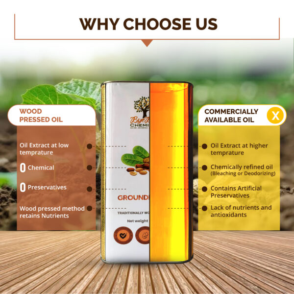 Wood Pressed Groundnut Oil (5L) - Image 5