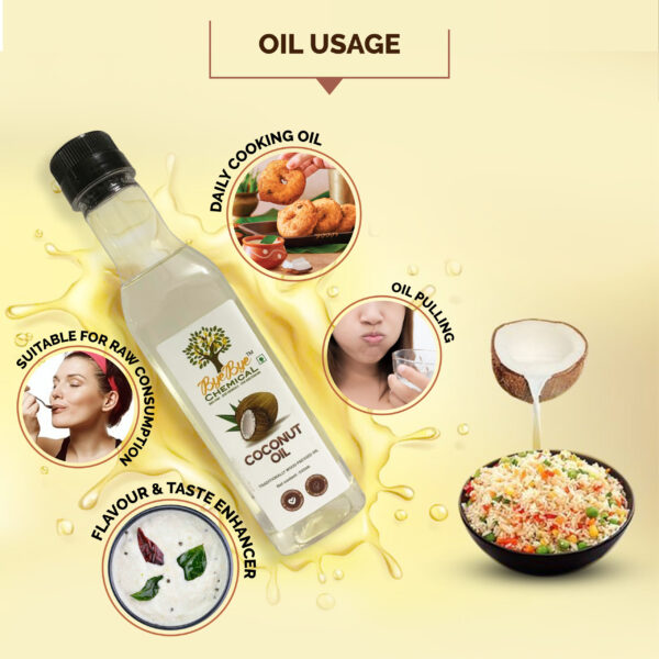 Wood Pressed Coconut Oil (500ML) - Image 6